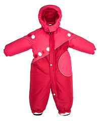 Image showing Childrens snowsuit fall