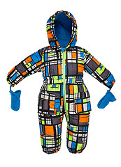 Image showing Childrens snowsuit fall