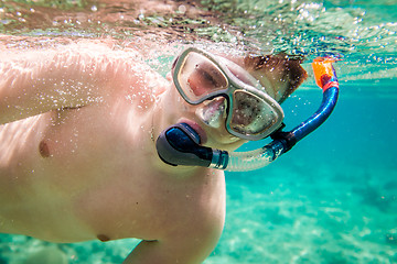 Image showing Snorkeler.