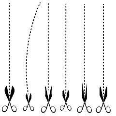 Image showing Scissors Icons