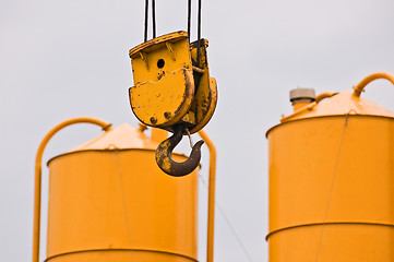 Image showing Hook and gravel silos