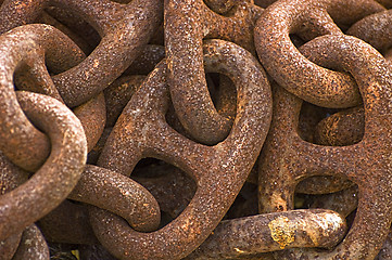 Image showing Links of a chain