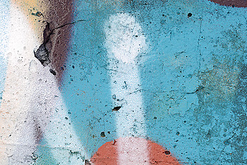 Image showing dirty retro painted grunge vintage background texture