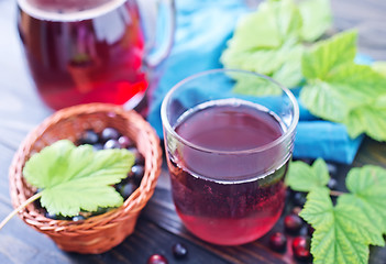 Image showing black currant juice