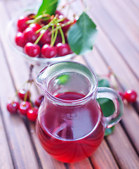 Image showing cherry juice