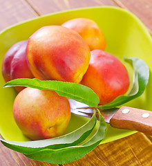 Image showing nectarines