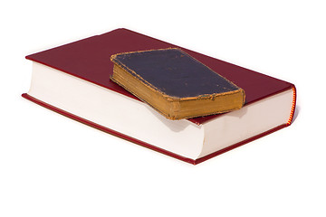 Image showing bibles old and new