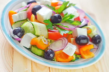 Image showing greek salad