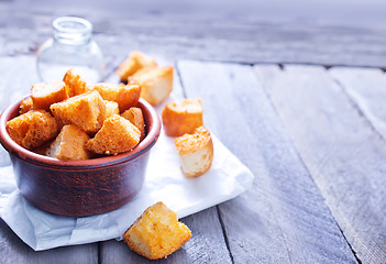 Image showing croutons