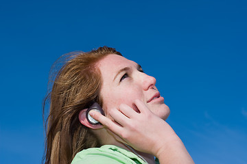 Image showing Listening to Music