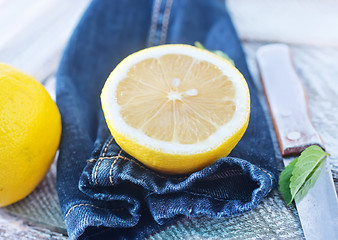 Image showing fresh lemons