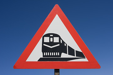 Image showing Railroad Caution Sign