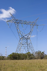 Image showing Electrical tower