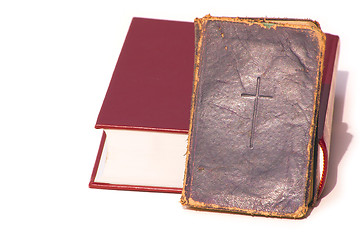 Image showing old and new bibles