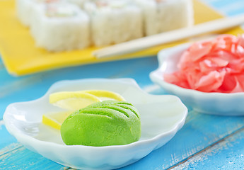 Image showing sushi