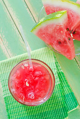 Image showing watermelon juice