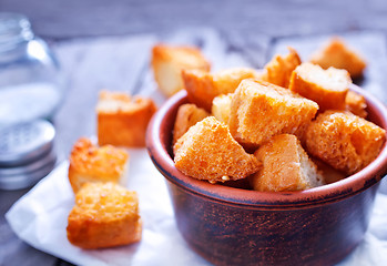 Image showing croutons
