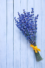 Image showing lavender on a table