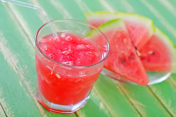 Image showing watermelon juice