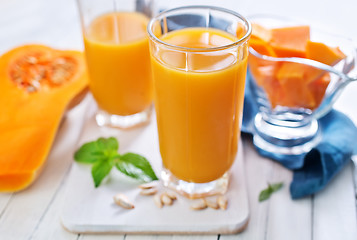 Image showing pumpkin juice