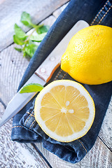 Image showing fresh lemons