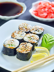 Image showing sushi