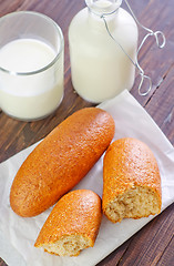 Image showing milk and bread