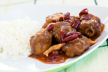 Image showing Oxtail Stew with Rice