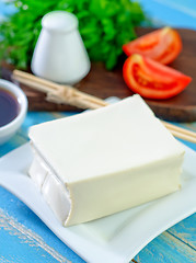 Image showing tofu cheese