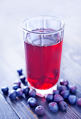 Image showing blueberry juice