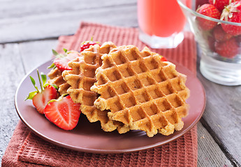 Image showing waffle