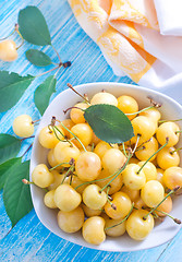 Image showing yellow cherry