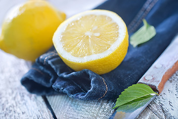 Image showing fresh lemons