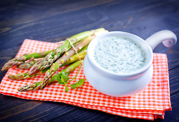 Image showing asparagus soup