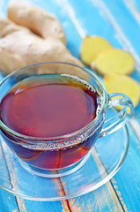 Image showing tea with ginger