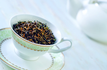 Image showing green tea in cup