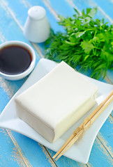 Image showing tofu cheese