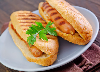 Image showing hot dogs