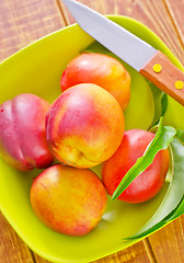 Image showing nectarines