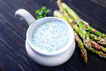 Image showing asparagus soup