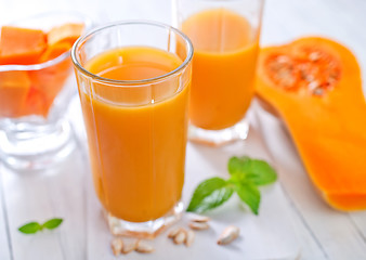 Image showing pumpkin juice