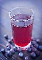 Image showing blueberry juice