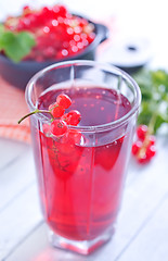 Image showing red currant juice