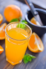 Image showing orange juice