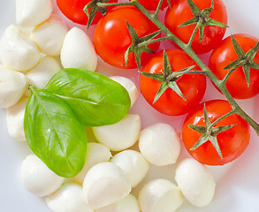 Image showing tomato and cheese