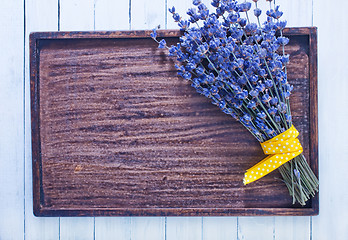 Image showing lavender on a table