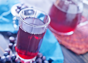 Image showing blueberry juice
