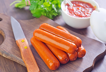 Image showing sausages