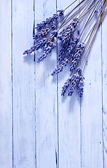 Image showing lavender on a table