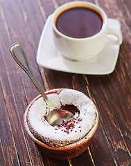 Image showing chocolate souffle